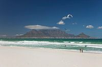 Plage de Blouberg avec vue sur le Cap, Afrique du Sud
