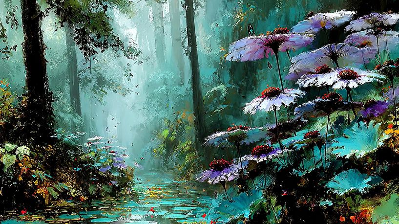 Butterflies over Märchenbach by Frank Heinz