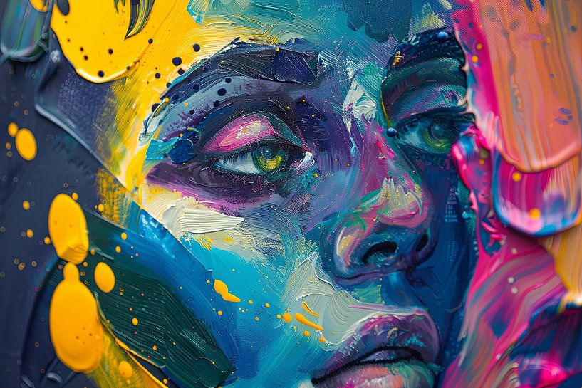 portrait surréaliste spirituel par Egon Zitter