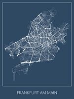 Frankfurt am Main, blau