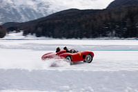 Driften auf dem Eis mit dem legendären Ferrari 500 Testa Rossa