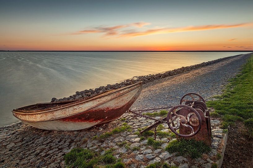 Bootje langs het IJsselmeer van Halma Fotografie