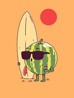 Wassermelone Surf