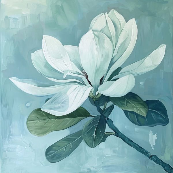 Magnolias Fleur de magnolia par Poster Art Shop