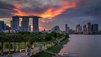 Sunsetview over Singapore