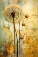Des résumés rustiques de pissenlits capturent l'esprit de la nature