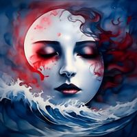 Schlafender Mond. Träume vom Meer