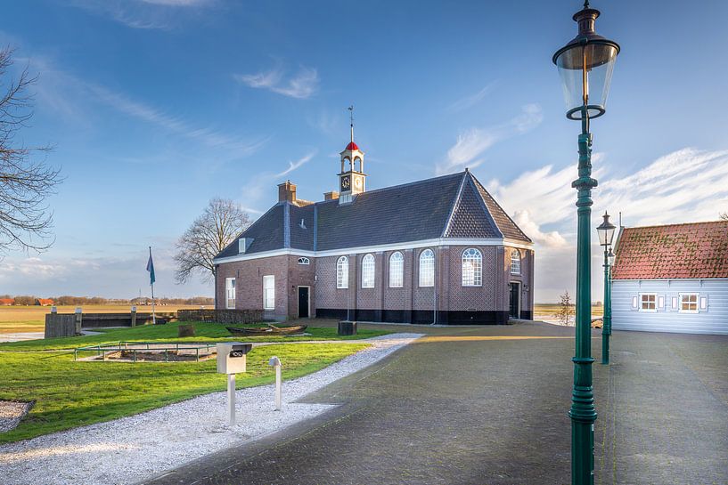 Small church on Schokland by Jan van Dasler