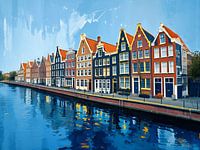 Häuser am Kai Amsterdam