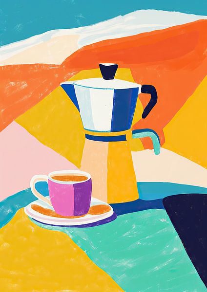 Kleurrijke koffie van Niklas Maximilian