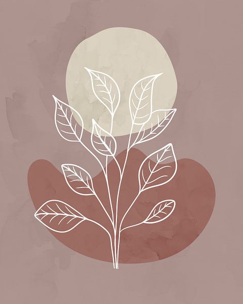 Minimalistische Herbstlandschaft von Tanja Udelhofen