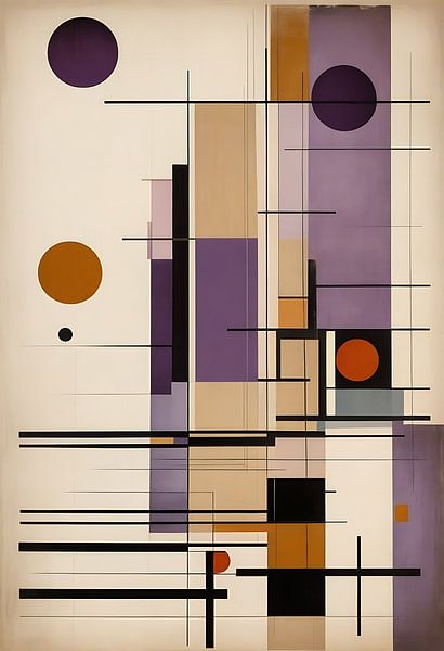 Abstrakte Bauhaus-Geometrie von MIROKKU