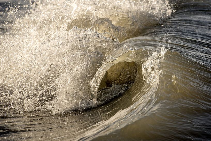Brekende golf by Gonnie van de Schans