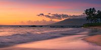 Sunset on Poolenalena beach, Maui, Hawaii