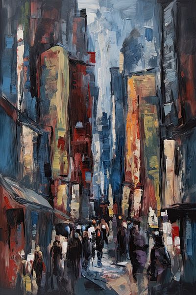 City abstract by Bert Nijholt