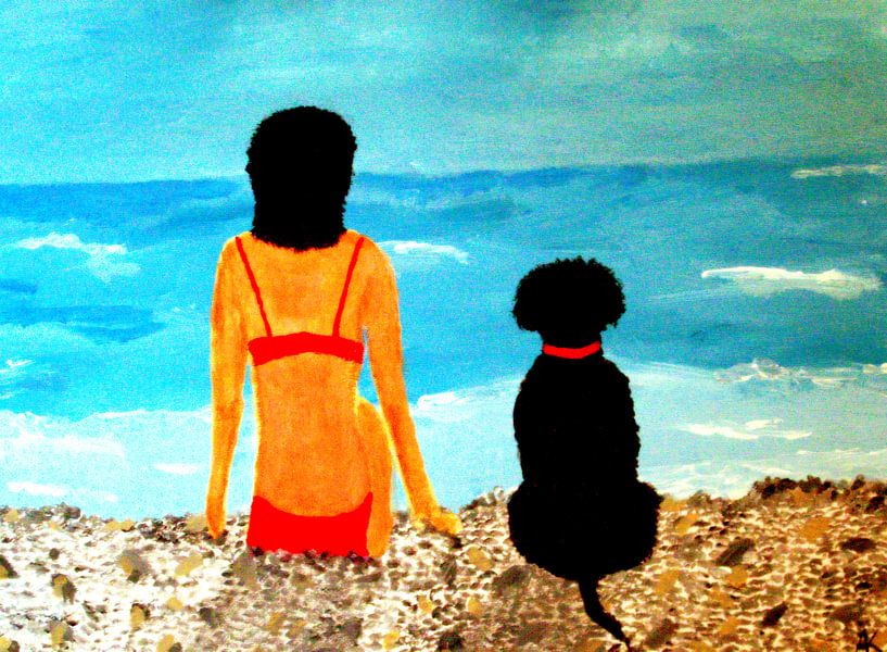 CURLY`S IN RED von Aat Kuijpers