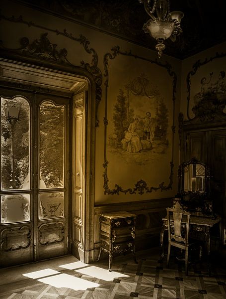 Vintage-Bild eines Zimmers aus den 1930er Jahren von Wout Krist