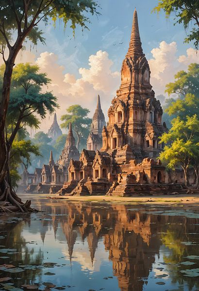 Ayutthaya Historical Park by Fukuro Creative