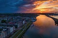 Sunset over Oud-Beijerland