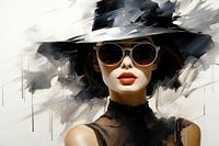 Peinture de mannequins de mode