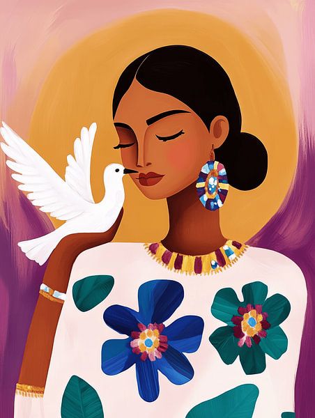 Friedenstaube von Carla Van Iersel