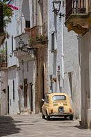 Fiat 500 dans la rue à Specchia (2)