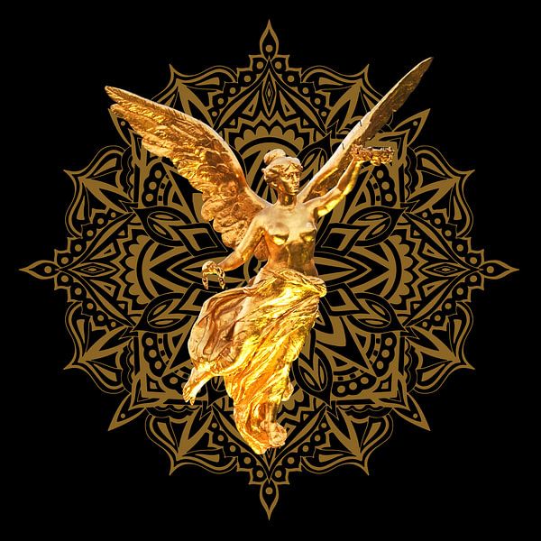 Ange d'or par Mad Dog Art