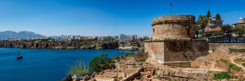 Roman tower and excavations in Antalya's old town centre by Photo Art Thomas Klee