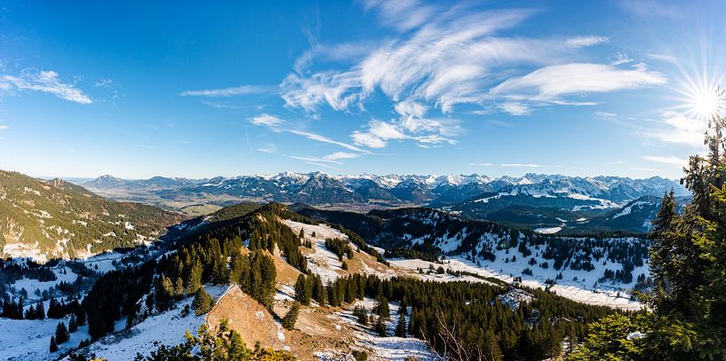 Les Alpes de l'Allgäu en robe d'automne par Leo Schindzielorz
