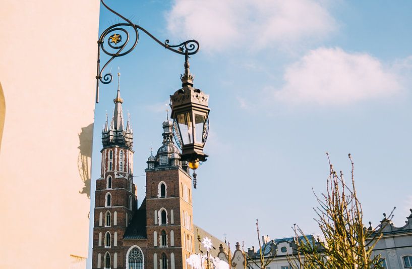 Cracow in winter by Patrycja Polechonska