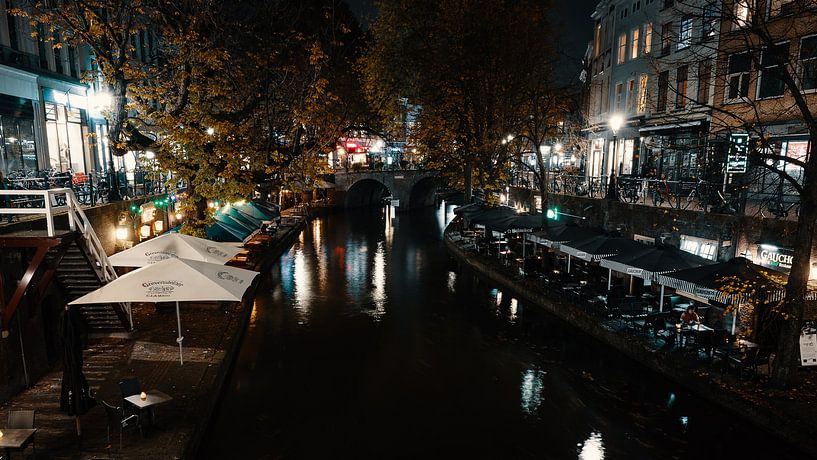 Autumnal Oudegracht Utrecht by Paul Poot