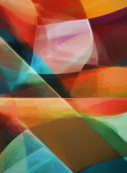 Abstract composition 1077 by Angel Estevez