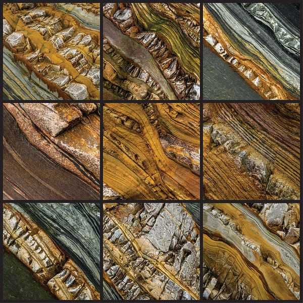 Felsstrukturen Playa de Silencio von Arina Keijzer