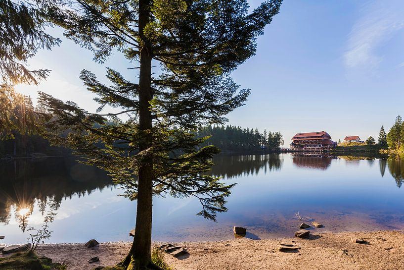 Lac Mummelsee en Forêt Noire par Werner Dieterich