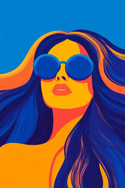Sonnenstrahlen und Farbenfrohe Eleganz von Poster Art Shop
