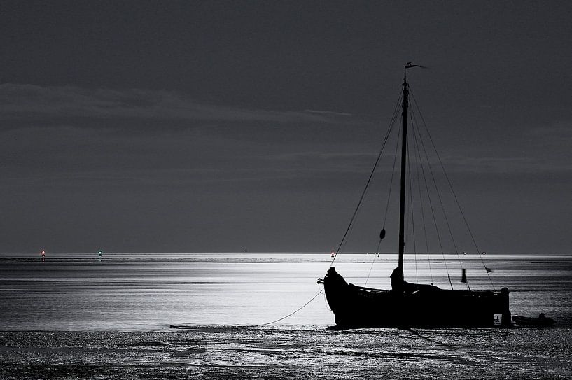 Wattebausch bei Nacht von Albert Wester Terschelling Photography