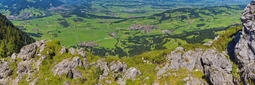 Panorama du Grünten, 1738m, vers l'Illertal par Walter G. Allgöwer
