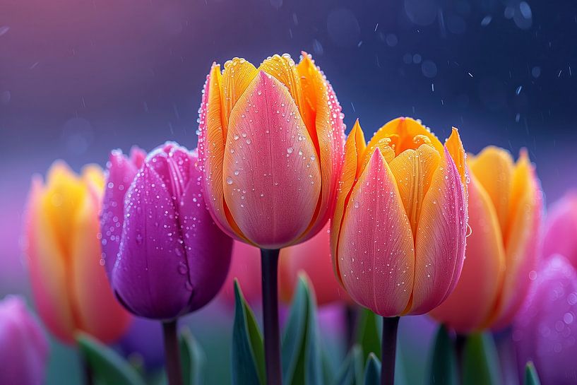 Rain's Gentle Kiss by Beeld Creaties Ed Steenhoek | Photography and Artificial Images