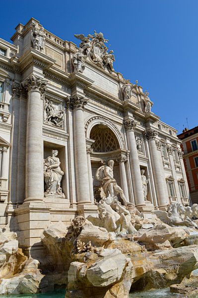 Italy, Rome, Trevi fountain, fountain, water by Stanley Kroon