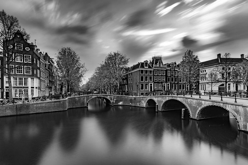 Corner Keizersgracht/Leidsegracht in Amsterdam by Mike Peek