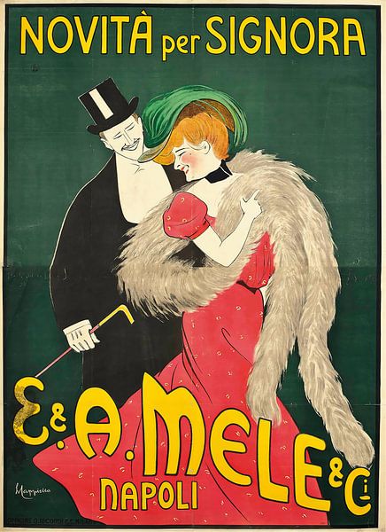 E. And A. Mele And Ci, Leonetto Cappiello by Masterful Masters