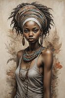 junges Afrikanisches Mädchen