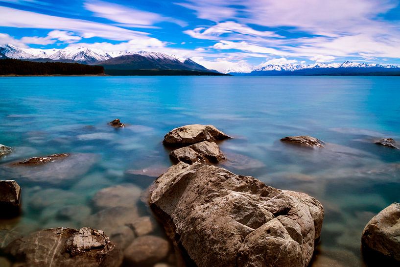 Glasiges Blau von Thom Brouwer