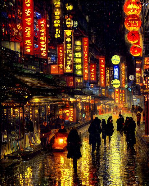 Seoul bei Nacht 2 von Jonas Potthast