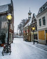 Delfshaven mit Schnee