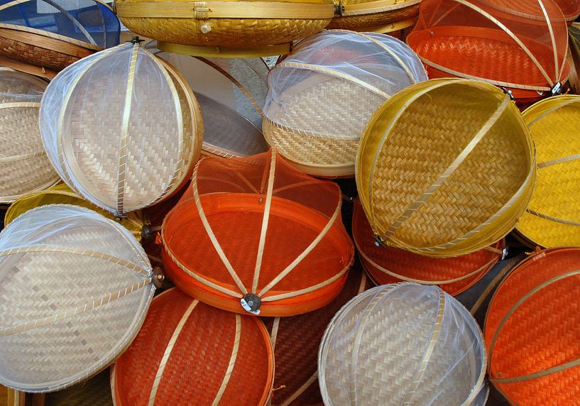 Kleurrijke mandjes von P.D. de Jong