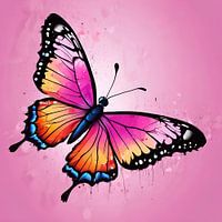 Butterfly dream: A symphony in pink