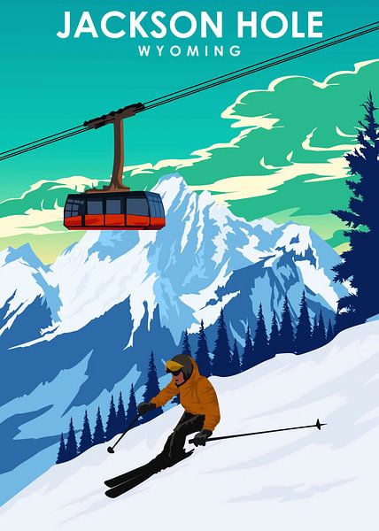 Jackson Hole Wyoming by Steven Kingsbury