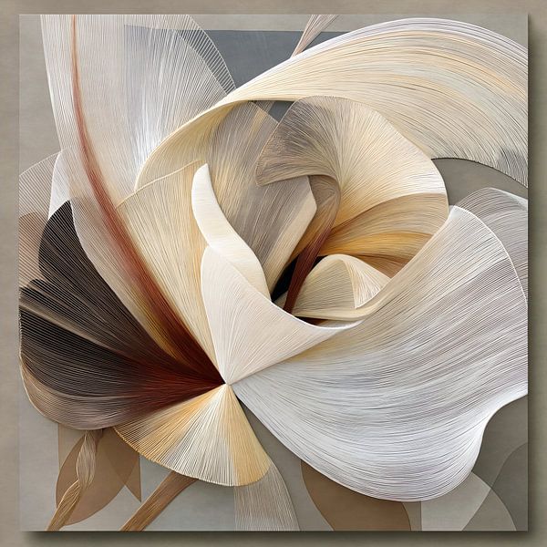 Abstracte Bloem JG07 van Jacky