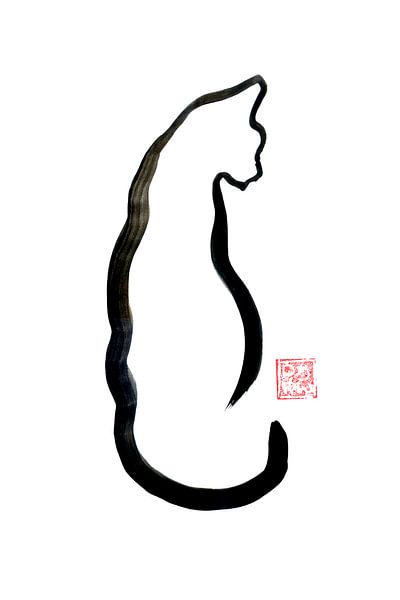 line cat by Péchane Sumie